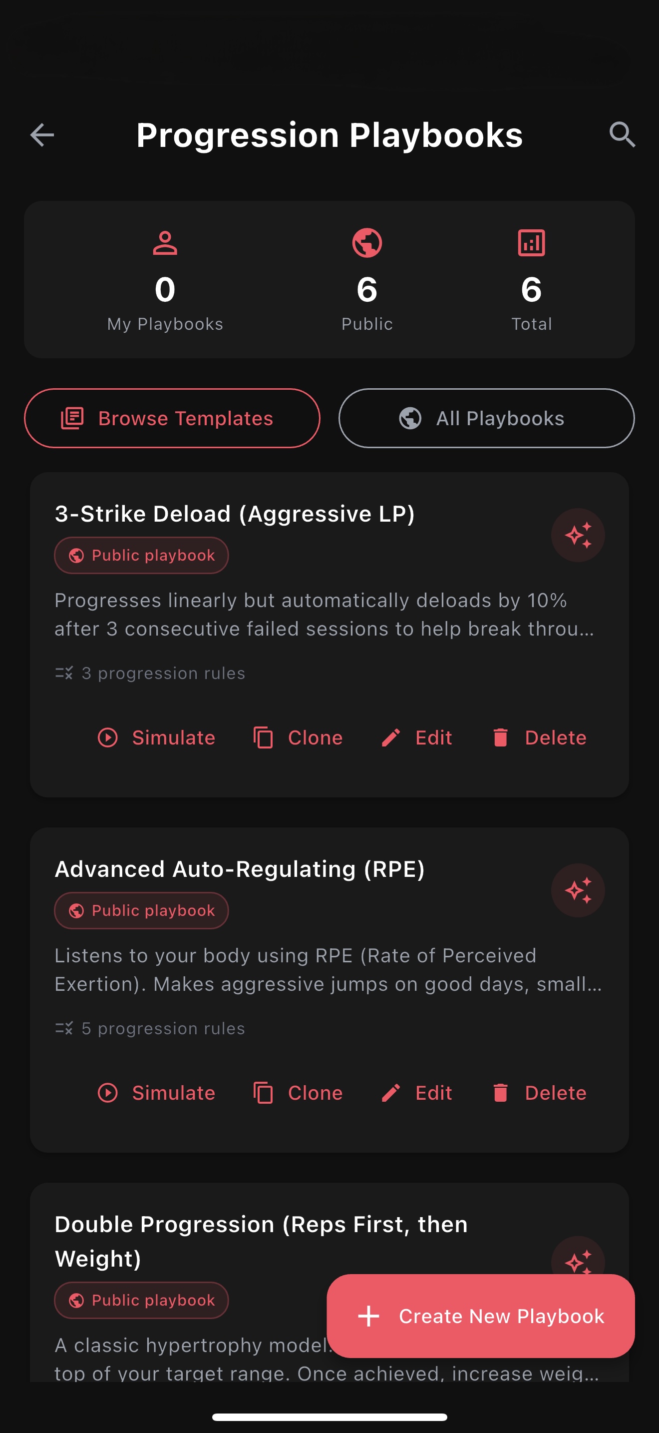 OpenLift App Screenshot 2
